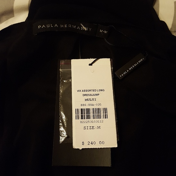 Paula Hermanny Silk Dress Medium - Picture 7 of 8